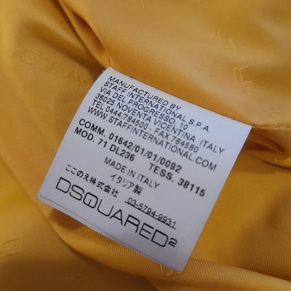 DSQUARED2 - 100% Wool check shacket - Sz 50 - Picture 10 of 14